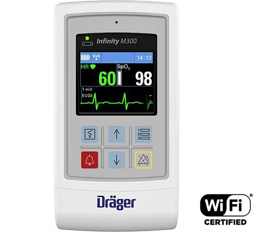 Dräger - носимый телеметрический монитор пациента Infinity® M300